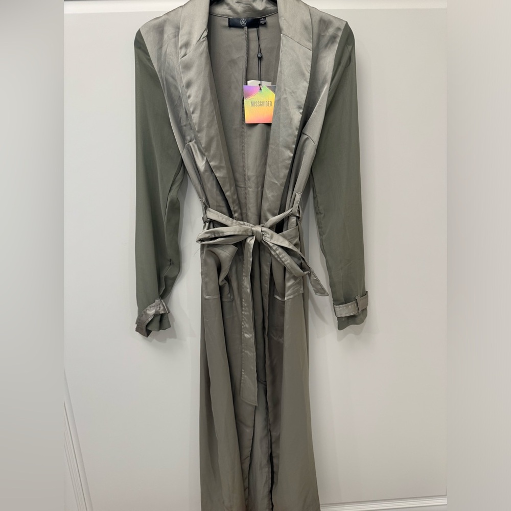 Satin duster